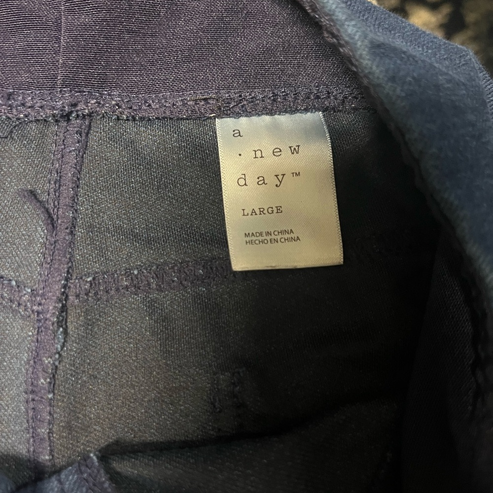 Women’s Blue Stretch Pants by A New Day A321 - Picture 3 of 3